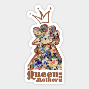 Queen mother - brown Sticker